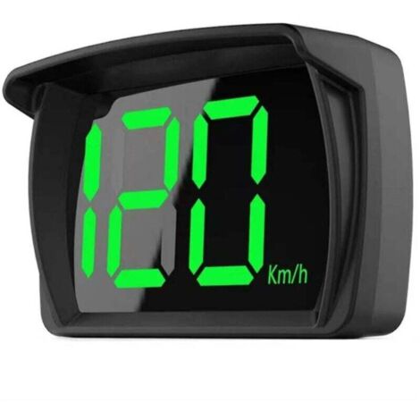 Trywise  Affichage tête haute compteur de vitesse de voiture numérique affichage tête haute de voiture compteur de vitesse GPS affichage tête haute Kmh