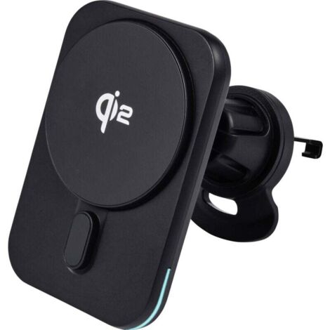 Trywise Chargeur à induction pour voiture RF-Qi2WCar-01 RF-6662044 Sorties raccordement magnétique noir Y297553