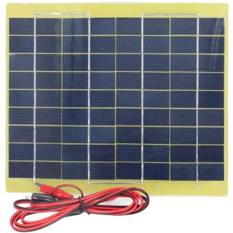 Trywise  Chargeur solaire portatif léger d'efficacité lumineuse de matériel de polysilicium de panneau solaire pour charger la batterie 12V 5W 18V