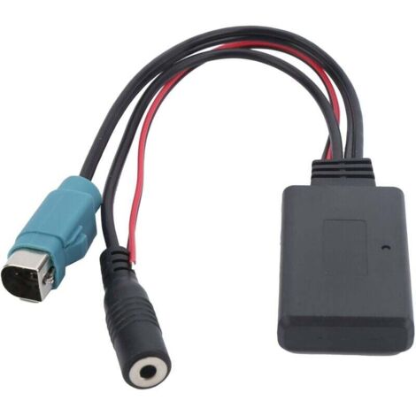 Trywise Kit Voiture Bluetooth 5.0 Adaptateur AUX avec Câblage de Microphone de 59,1 Pouces Convient pour Alpine KCE-236B / CDA-9852 / E