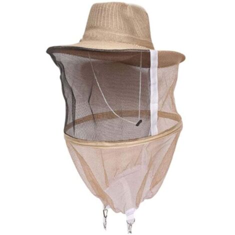Trywise  Matériel d'apiculture,Chapeau d'apiculture avec voile chapeau anti-moustique tête d'apiculteur masque facial machine à chapeau