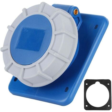 Trywise Prise de courant de quai pour bateau avec joint, étanche IP67, 16a, 220-250V, pour Yacht, camping-car, caravane