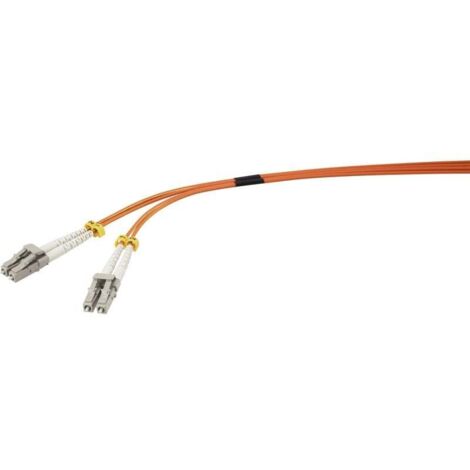 Trywise RF-5189148 fibre optique FO Câble de raccordement 1.00 m orange [1x LC mâle - 1x LC mâle] 50/125 µ Multimode OM2 S013412
