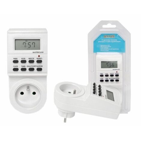 TS-EF1 Digitaler Timer - Einstellbare Steckdose - 230V