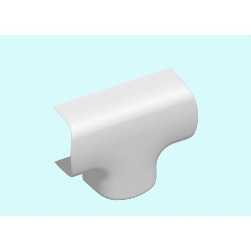Té de dérivation - pour goulotte de climatisation - 90 x 60 mm - blanc Iboco 06828