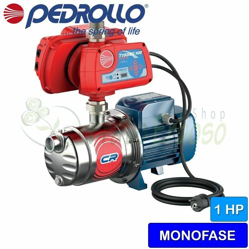 

Pedrollo - TS1-4CR 100 - Grupo de presión, de una sola fase, de 1 HP