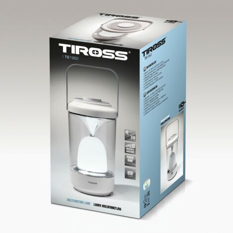 TS1982 LED camping Tiross lampe Tiross TS1982 LED avec fonction Power Bank, lumière efficace et utilité supplémentaire pour les aventures en plein air.