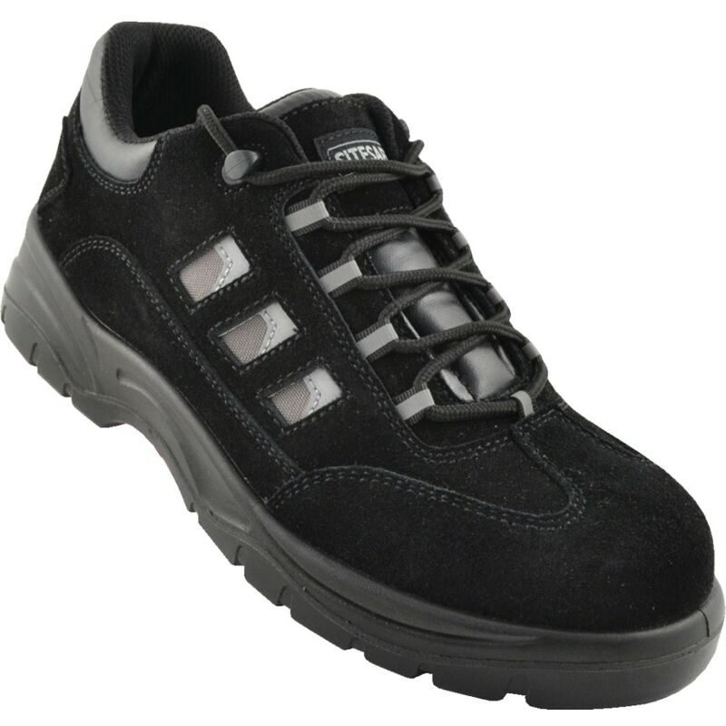 TS1P12 Black Safety Trainers - Size 12 - Sitesafe