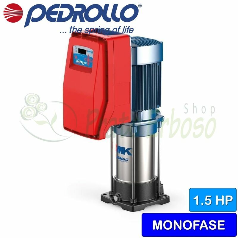 

Pedrollo - TS2-MK 5/4 - Grupo de presión de una sola fase de 1.5 HP