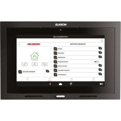 TS700/7 7"-Touchscreen. PoE-Stromversorgung, LAN/WIFI-Verbindung, HD-Mikrokamera, Mifare-Proximity-Lesegerät