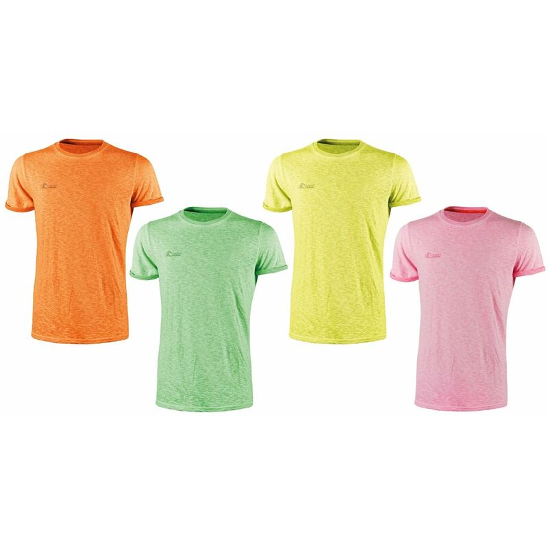 T-shirt fluo giallo tg.xxl pz 1 - U-power