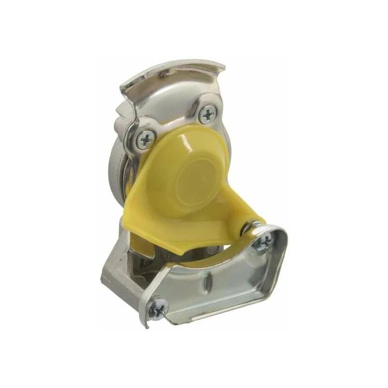 Cyclingcolors - Tête d'accouplement attelage côté remorque benne M16x1.5 jaune ouverte voiture camion tracteur