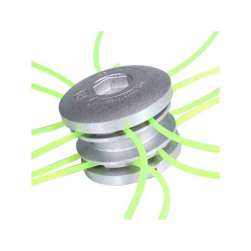 Tête débroussailleuse multi-fils. 2x8 brins. Universelle. Tecomec