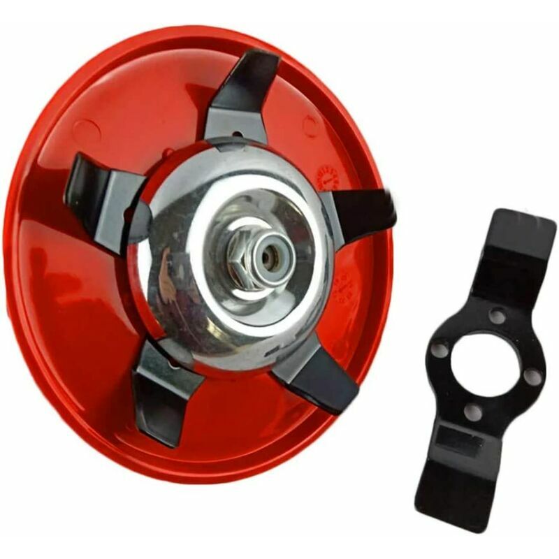 Qersta - Tête de débroussailleuse Lame de Rechange pour Tondeuse à Gazon 14.5cm - Universel Tête de débroussailleuse Tête de Bordure