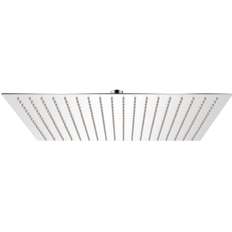 Tête de douche plongeante Pommeau de Douche Douche de tête carrée en acier inoxydable 50x50 cm 11299