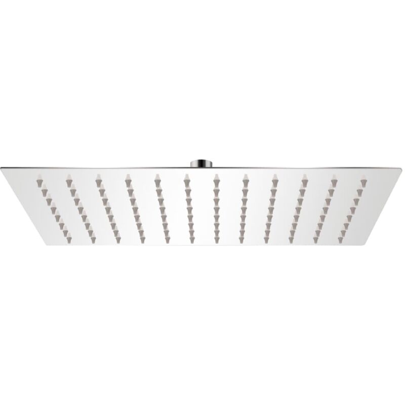 Tête de douche plongeante rectangulaire en acier inoxydable 20 x 30 cm