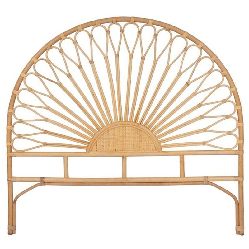 Tête de lit 140 cm - Rotin - Naturel - solia