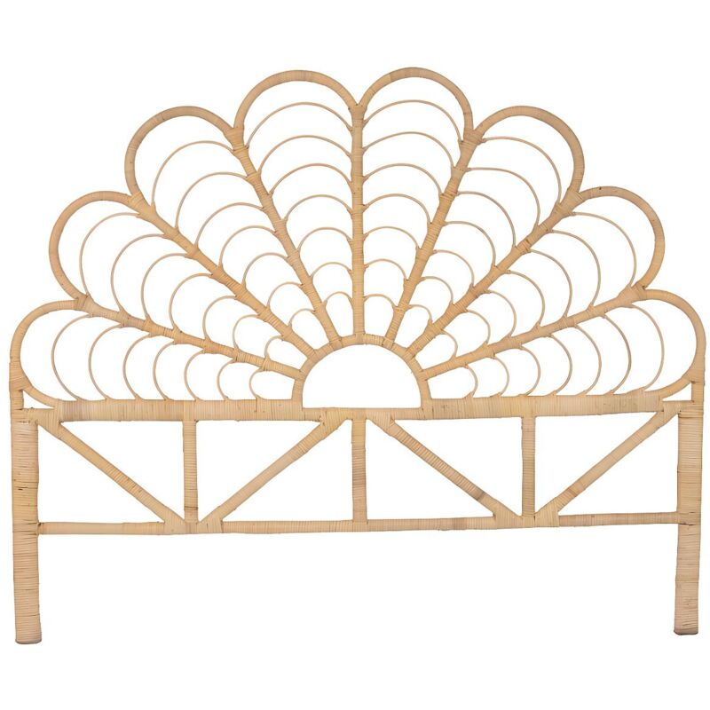 Tête de lit 160 cm - Rotin - Naturel - FLOSIA