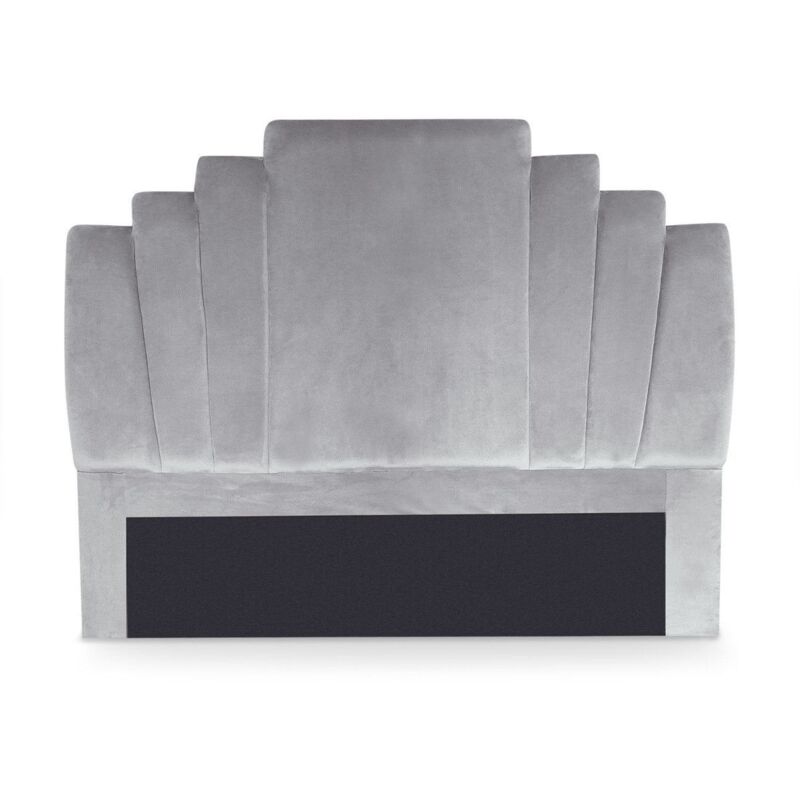 Tête de lit Arena 140 cm Velours Argent