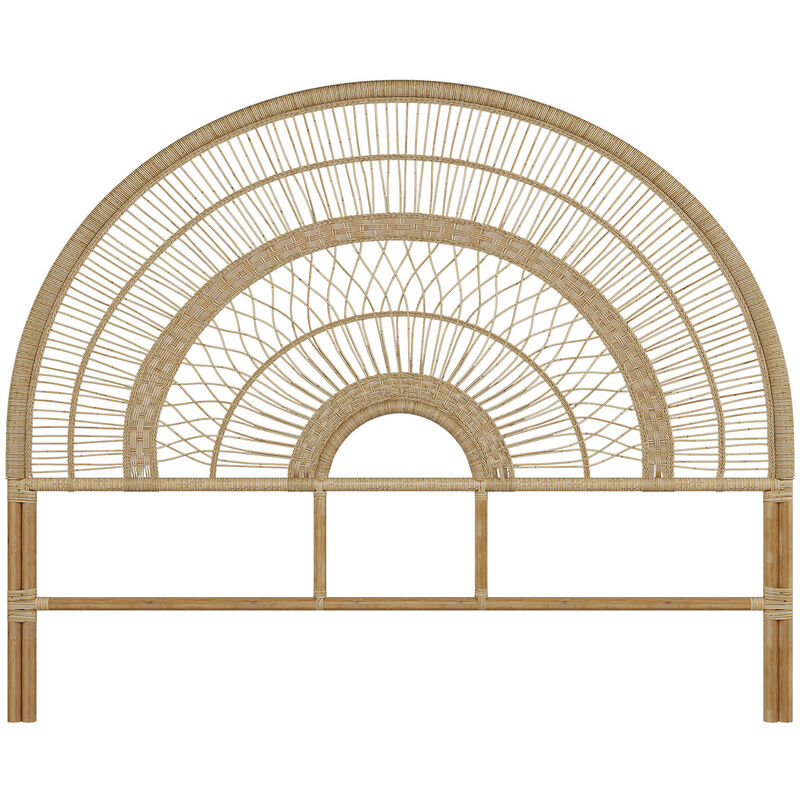 Tête de lit en rotin naturel 160 cm - astéria