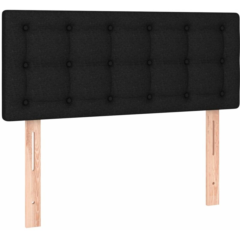Tête de lit Noir 90x5x78/88 cm Tissu Vidaxl
