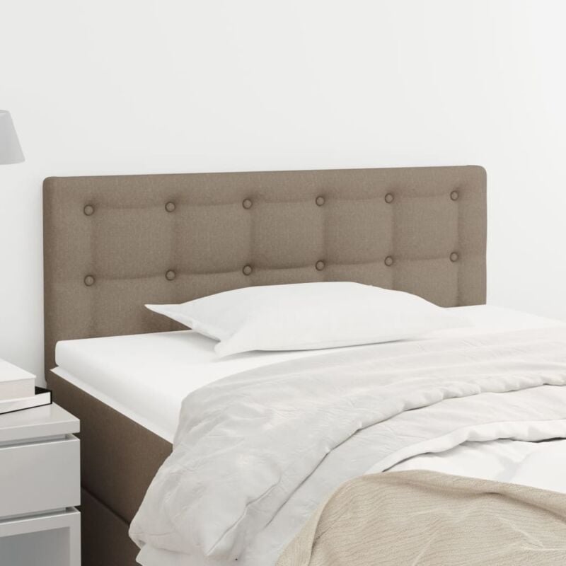 Tête de lit Taupe 90x5x78/88 cm Tissu Vidaxl
