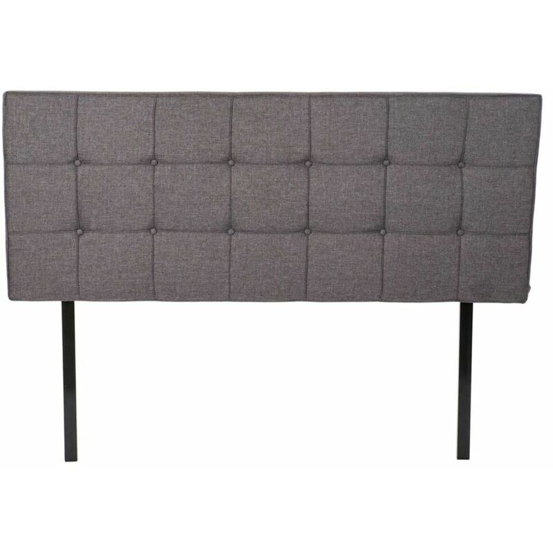 Tête de lit Dkd Home Decor Gris Bois d'hévéa 160 x 7 x 65 cm