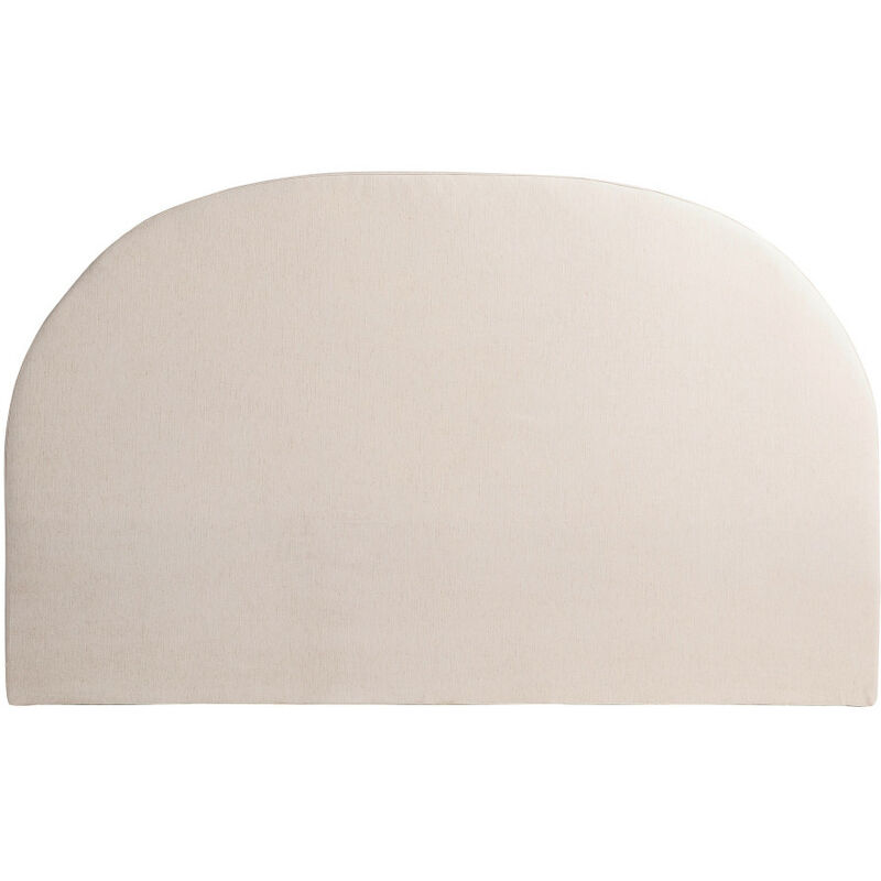 Tête de lit en coton et lin demi-lune L170cm - Naturel - noussa