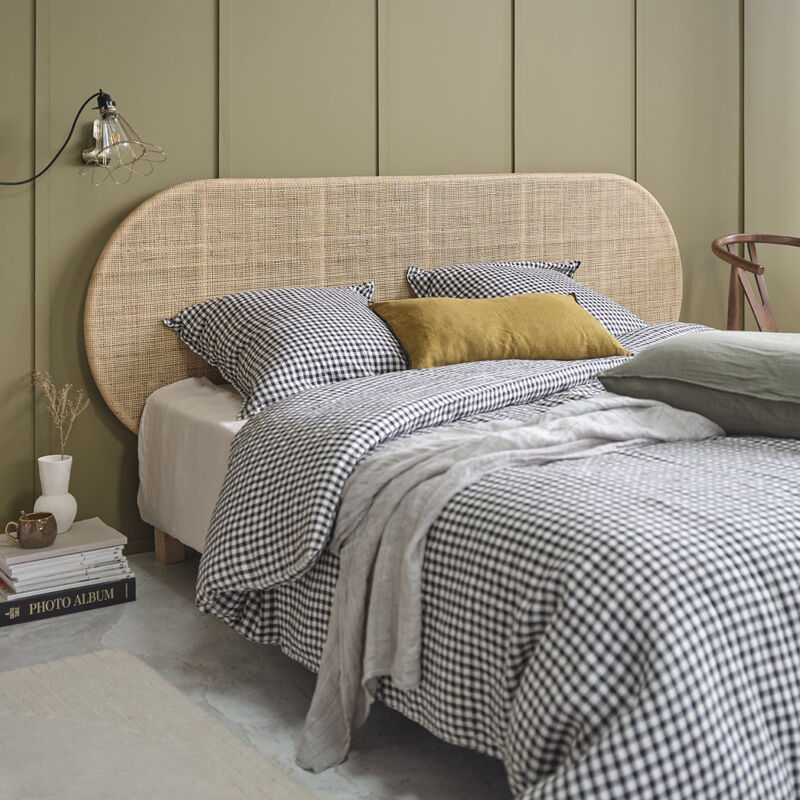 Tête de lit en rotin naturel 180 cm