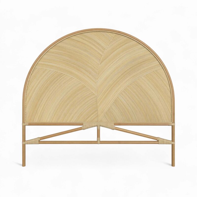 Rendez-vous Déco - Tête de lit en rotin naturel 140 cm - beigia