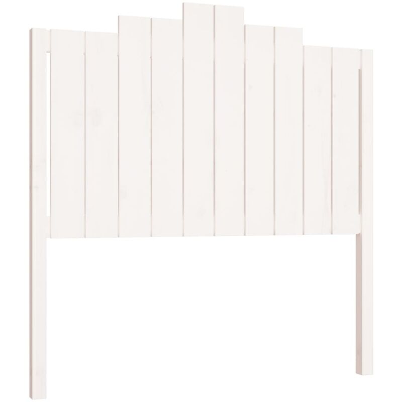 VidaXL Tête de lit Blanc 106x4x110 cm Bois massif de pin