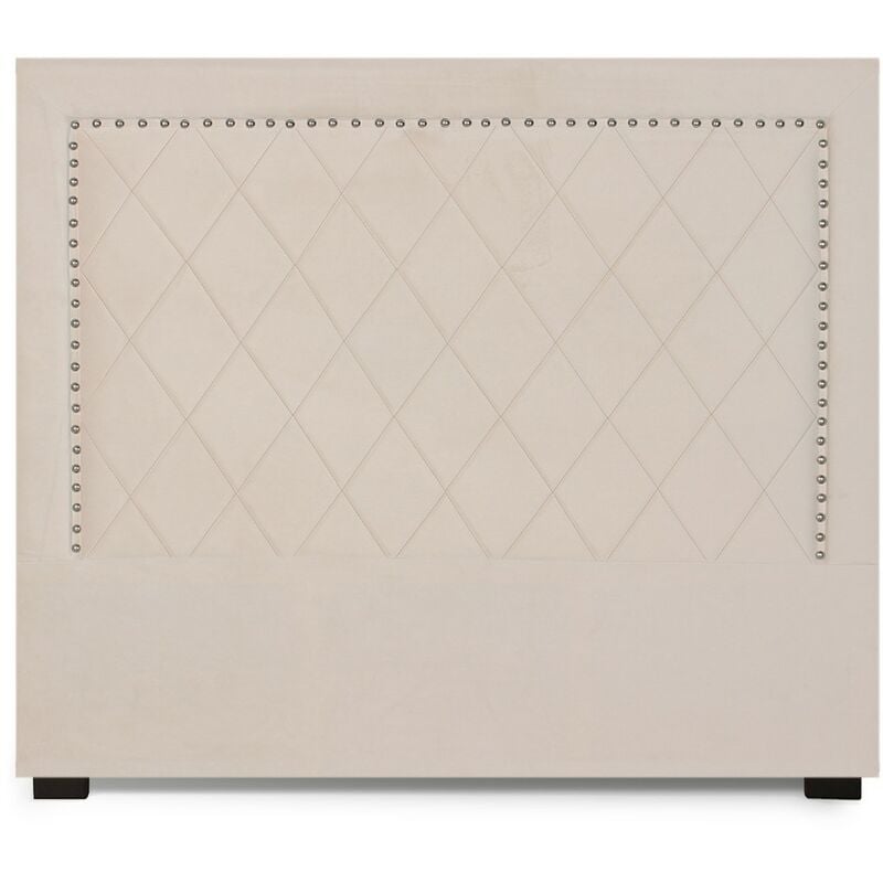 Tête de lit Nolwen Velours Beige 140cm
