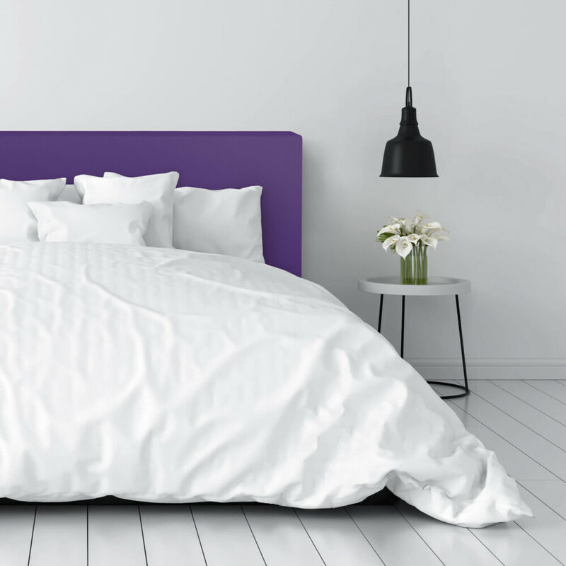 Tête de Lit Lilas Rembourrée 110x50x8 (lit 105) Lilas