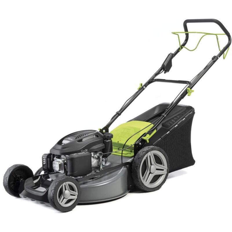 Green Cut Tondeuse à Gazon à Essence TTST170LS de 51cm, Traction à Roues, Insert Mulching Compris