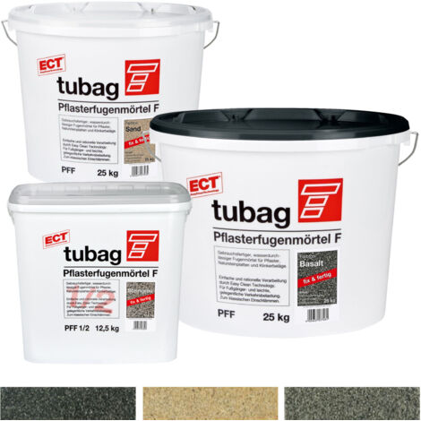tubag Pflasterfugenmörtel PFF Basalt 12,5kg Eimer
