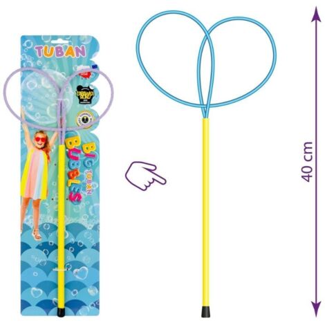 TUBAN PRO Butterfly Bubble Ring - Große Blasen, langer Griff