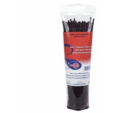 Tube 125 fils nylon hélicoïdal copolymère VORTEX - 2.40mm x 20cm - Qualité professionnelle - Fabrication américaine
