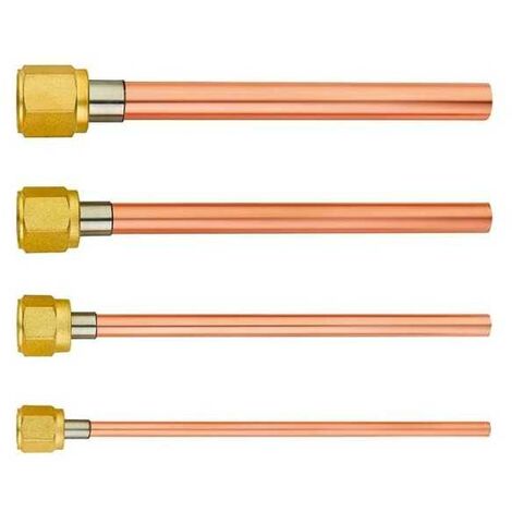 Lot De 2 Tubes En Cuivre Sans Soudure – Diamètre Intérieur 4 Mm, Extérieur 6 Mm, Longueur 500 Mm