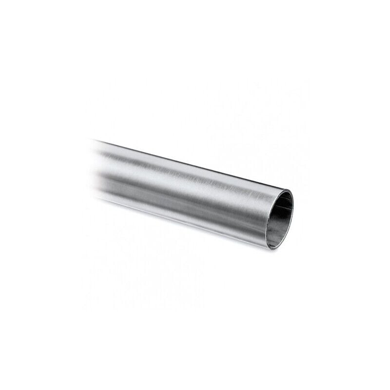 Tube ø 42,4mm en inox 304 brossé pour poignée tubulaire Météore à assembler longueur 3 m IGS