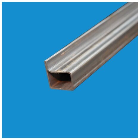 Tube a ailette L 30x50 mm Epaisseur - 2 mm, Longueur - 2 metres