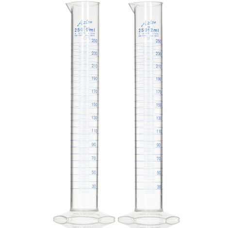 Tube à essai RS PRO, PMP, 250ml ( Prix pour Paquet de 2 )
