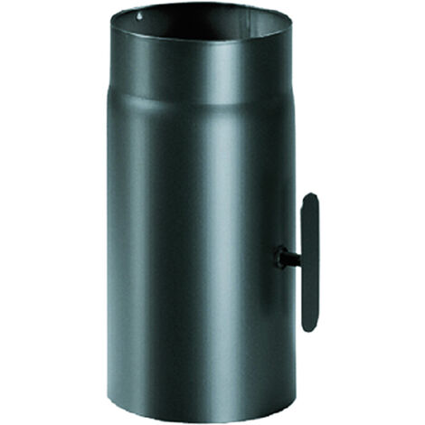 Tube acier avec valve Ø 15 x 25 cm