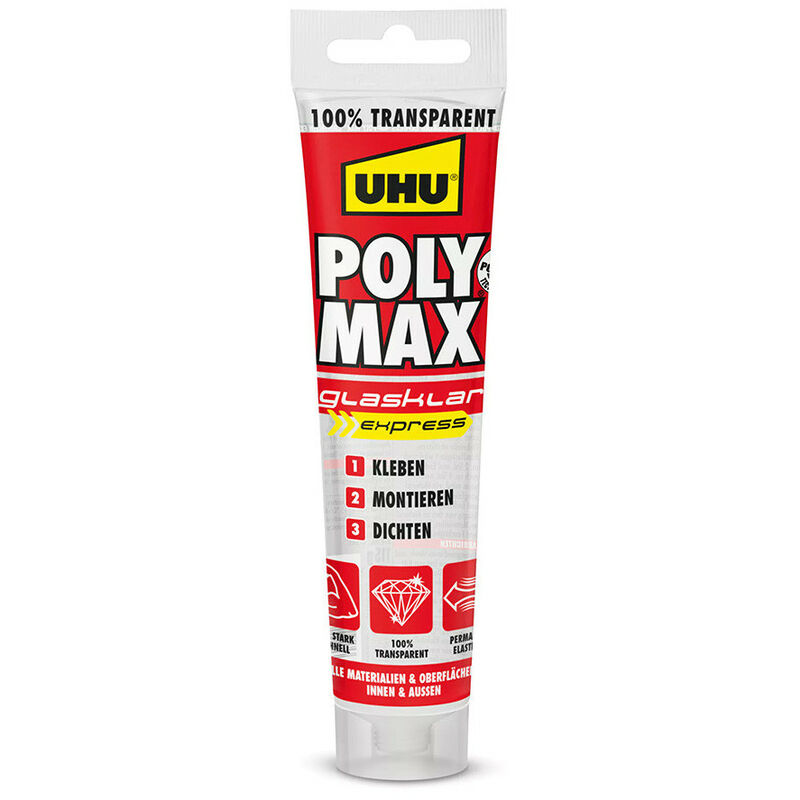 Uhu Poly Max® Crystal Express 115gr Réf. 6310615