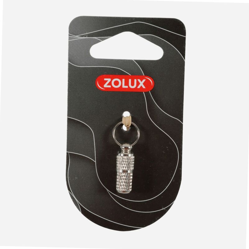 ZOLUX Tube porte Adresse m&eacute;tal pour Chiens et Chats 
