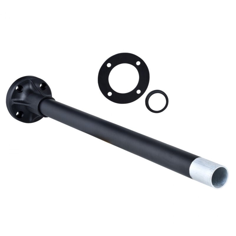 Tube alu noir 400 mm pied plast et joint - XVBZ03