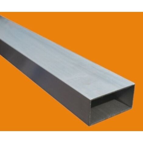 Tube aluminium rectangulaire 6060 Choisissez votre longueur - 2 metres, Dimension - 30 x 20 mm, Epaisseur en mm - 2 mm