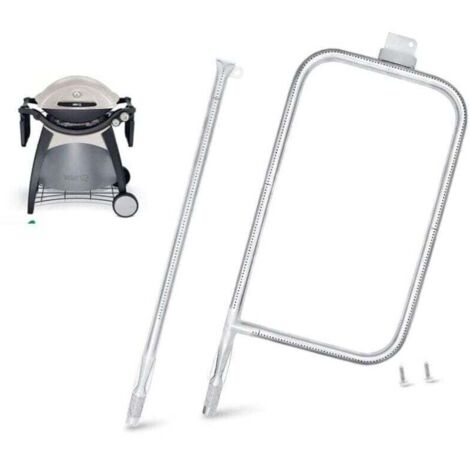 Tube Brûleur en Acier Inoxydable Convient pour WeberQ300, Q320, Q3000, Q3200 Série Gas Grill (Pièces de Rechange de 60036/65032)