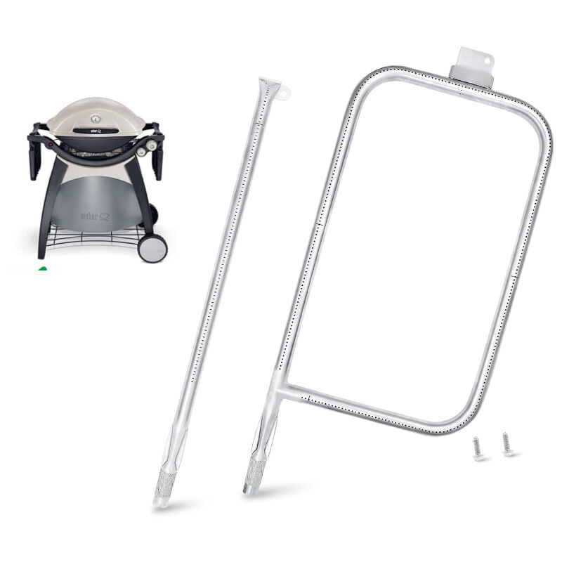 Tube Brûleur en Acier Inoxydable Convient pour WeberQ300, Q320, Q3000, Q3200 Série Gas Grill (Pièces de Rechange de 60036/65032)
