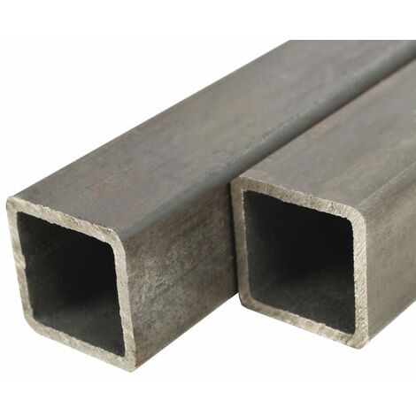 Tube carré Acier de construction 2 pcs 2 m 60x60x2 mm