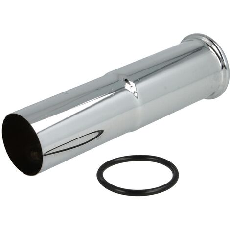 Tube chromé de rallonge pour siphons ø32 longueur 125 mm